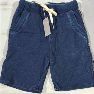 New Miki Miette French Terry Rusty Shorts Indie Blue 5Y